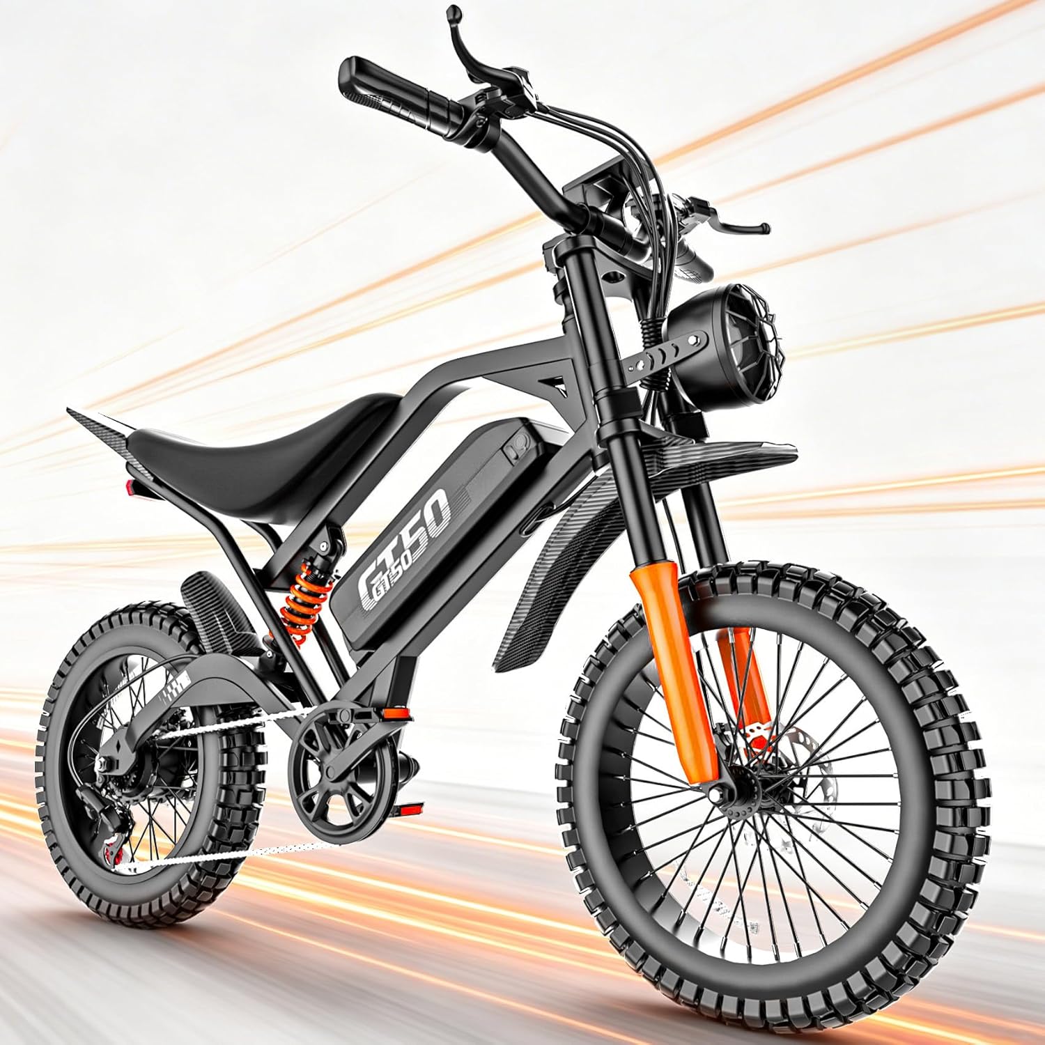 Electric Dirt Bike, 5500W Peak Electric Motorcycle with 48V/30AH