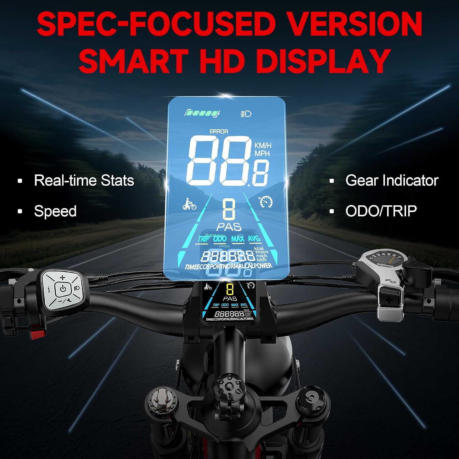 5000W Peak Dual Motor Electric Bike | 26" Fat Tire All-Terrain E-Bike