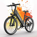 26" All-Terrain Step-Thru Electric Commuter Bike – 1500W Peak High-Torque Motor, 48V 13Ah Integrated Removable Battery, Adjustable Stem, 7-Speed, UL 2849 Safety Certified
