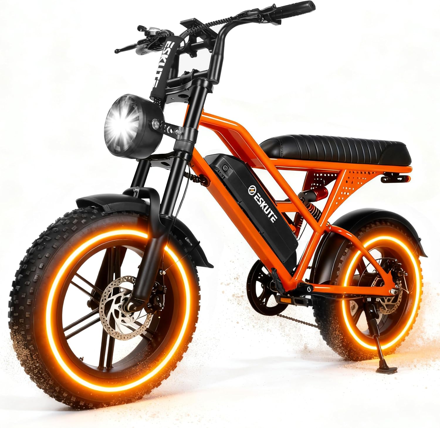Electric Bike for Adults, Electric Dirt Bike 1500W Peak Motor, All Terrain Dual Suspension