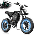 Smart 20" Fat Tire All-Terrain Electric Bike – 1500W Peak Motor, 35MPH Max Speed, 52V 25Ah Removable Battery, NFC/Password Start (UL2849 Certified)