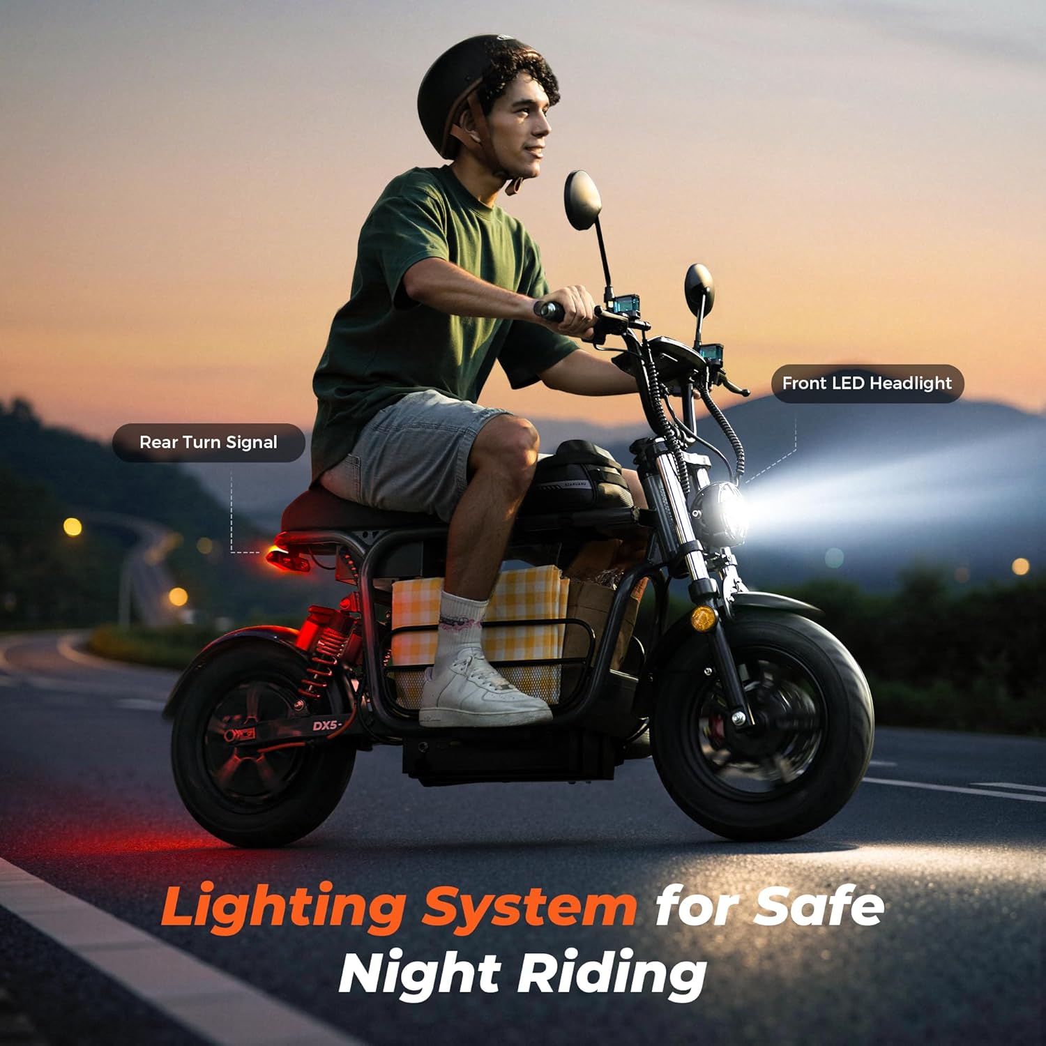 1500W Electric Scooter with Seat for Adults | 35 MPH High-Performance E-Scooter