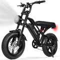 Electric Bike for Adults, Electric Dirt Bike 1500W Peak Motor, All Terrain Dual Suspension