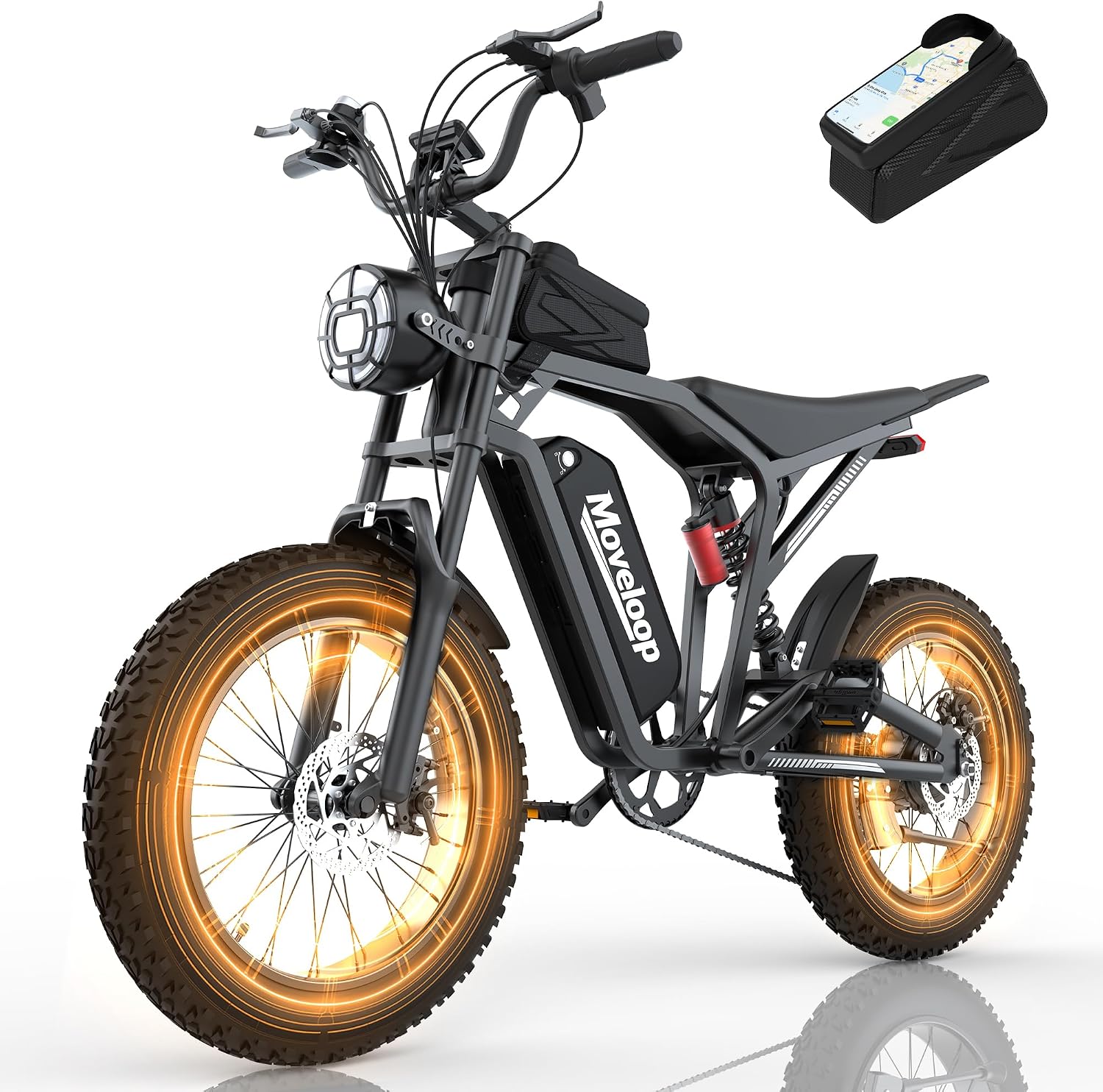 All-Terrain Fat Tire Electric Dirt Bike – 1500W High-Performance E-Bike with NFC Smart Unlock, 48V Long-Range Motorized Utility Bike