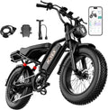 1500W Electric Bike for Adults 20” Fat Tire Ebike, 48V 20Ah