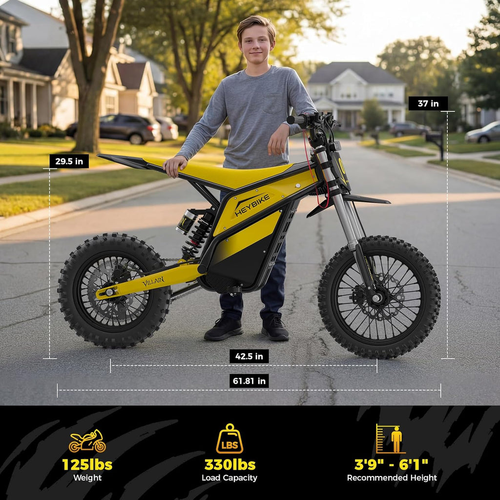 Electric Dirt Bike with 4160W Motor 1352WH