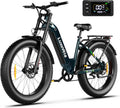26" All-Terrain Fat Tire Electric Mountain Bike – 1000W Peak Motor E-Bike with 48V 13Ah Removable Battery, 50-Mile Range & Smart LCD Display