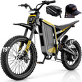 High-Power Off-Road Electric Dirt Bike for Adults & Teens – 4000W Peak Motor, 40MPH Max Speed, 52V 30Ah (1560Wh) Battery, Full Hydraulic Brakes & Dual Suspension