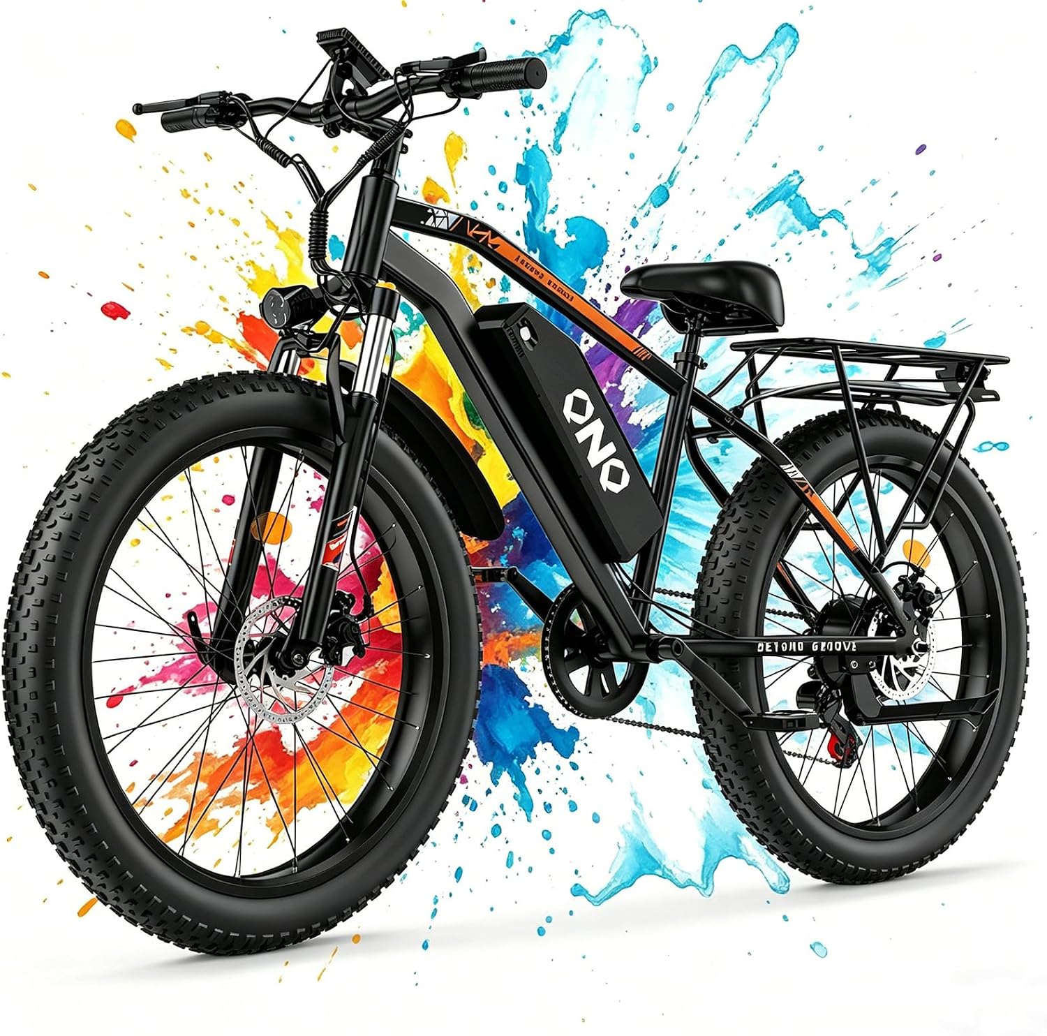 High-Speed Fat Tire Electric Mountain Bike | UL Certified Safety & 7-Speed
