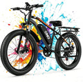 High-Speed Fat Tire Electric Mountain Bike | UL Certified Safety & 7-Speed