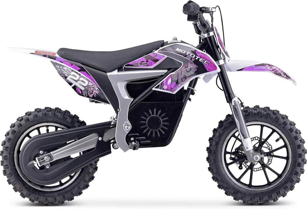 36V 500W Youth Electric Dirt Bike | Off-Road Trail Riding & Lithium Powered