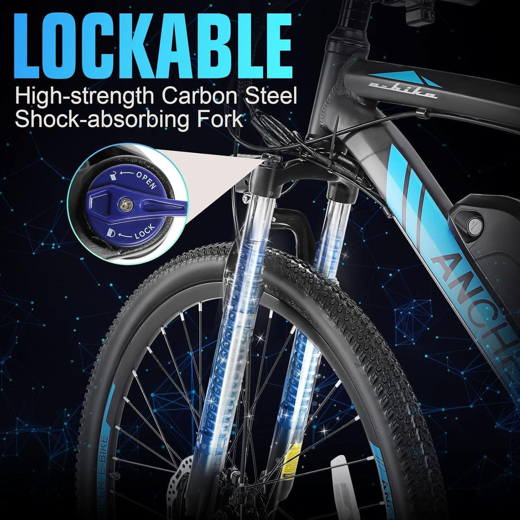 27.5" Electric Mountain Bike for Adults – Peak 750W Motor, 60-Mile Range, Fast-Charging E-Bike with LCD Display