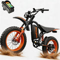 20" High-Performance All-Terrain Fat Tire Electric Bike | 6000W Peak, Full Suspension, 45 MPH, NFC Display