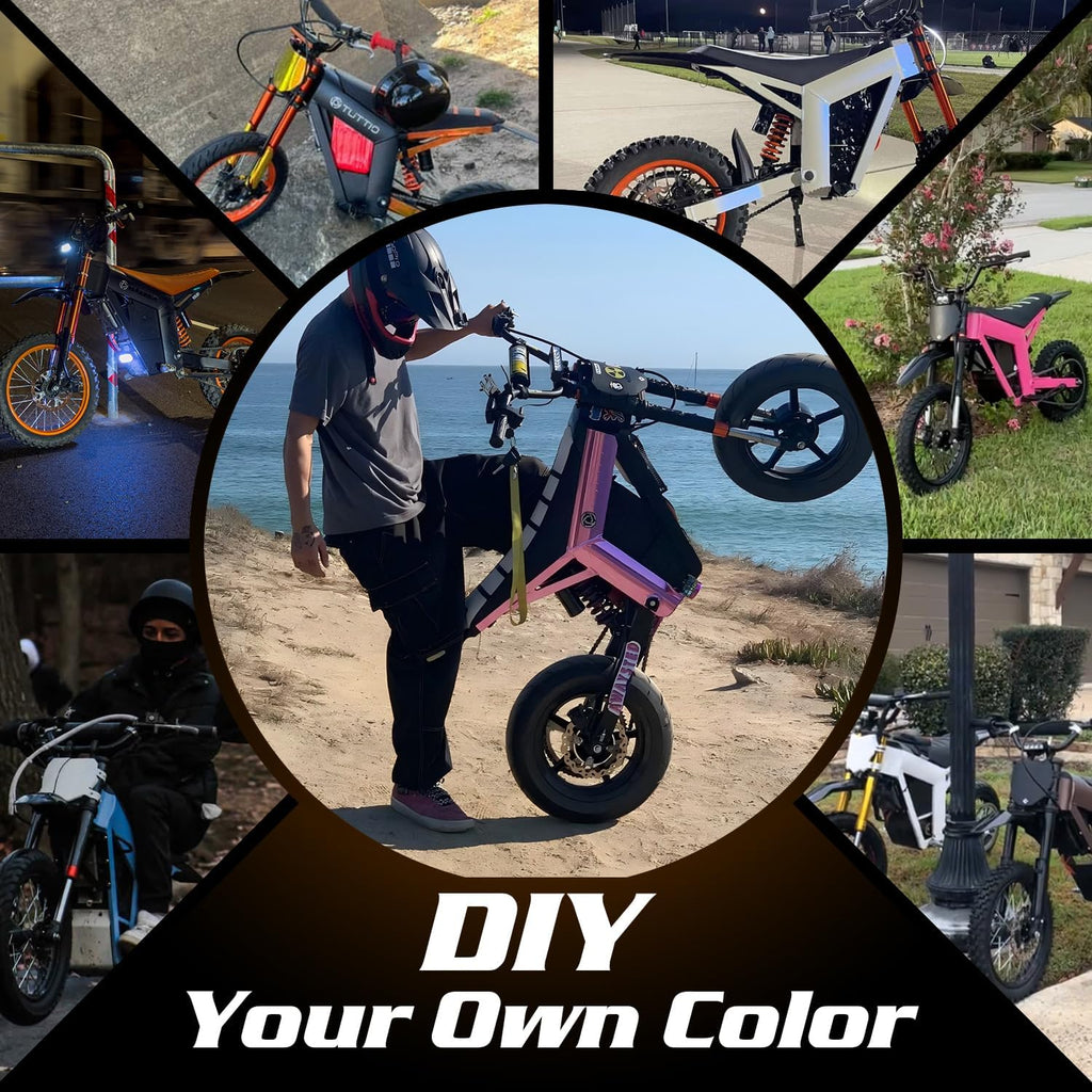 Electric Dirt Bike Adults 2000W Electric Bike 48V 21AH Removable