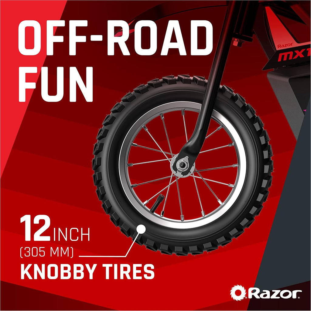 Electric-Powered Bike with Authentic Motocross Geometry, Rear-Wheel Drive,100-watt, high-Torque