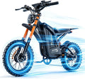 20" Fat Tire Off-Road Electric Dirt Bike | 6000W Peak 45MPH Adult E-Bike with NFC Unlock