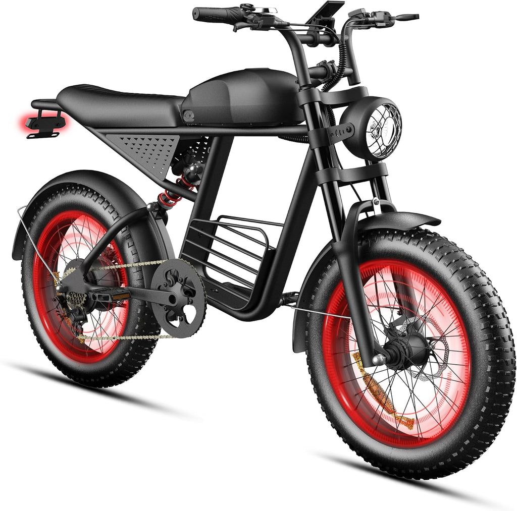 20" All-Terrain Fat Tire Electric Bike | Custom Power Options Up to 3000W Peak