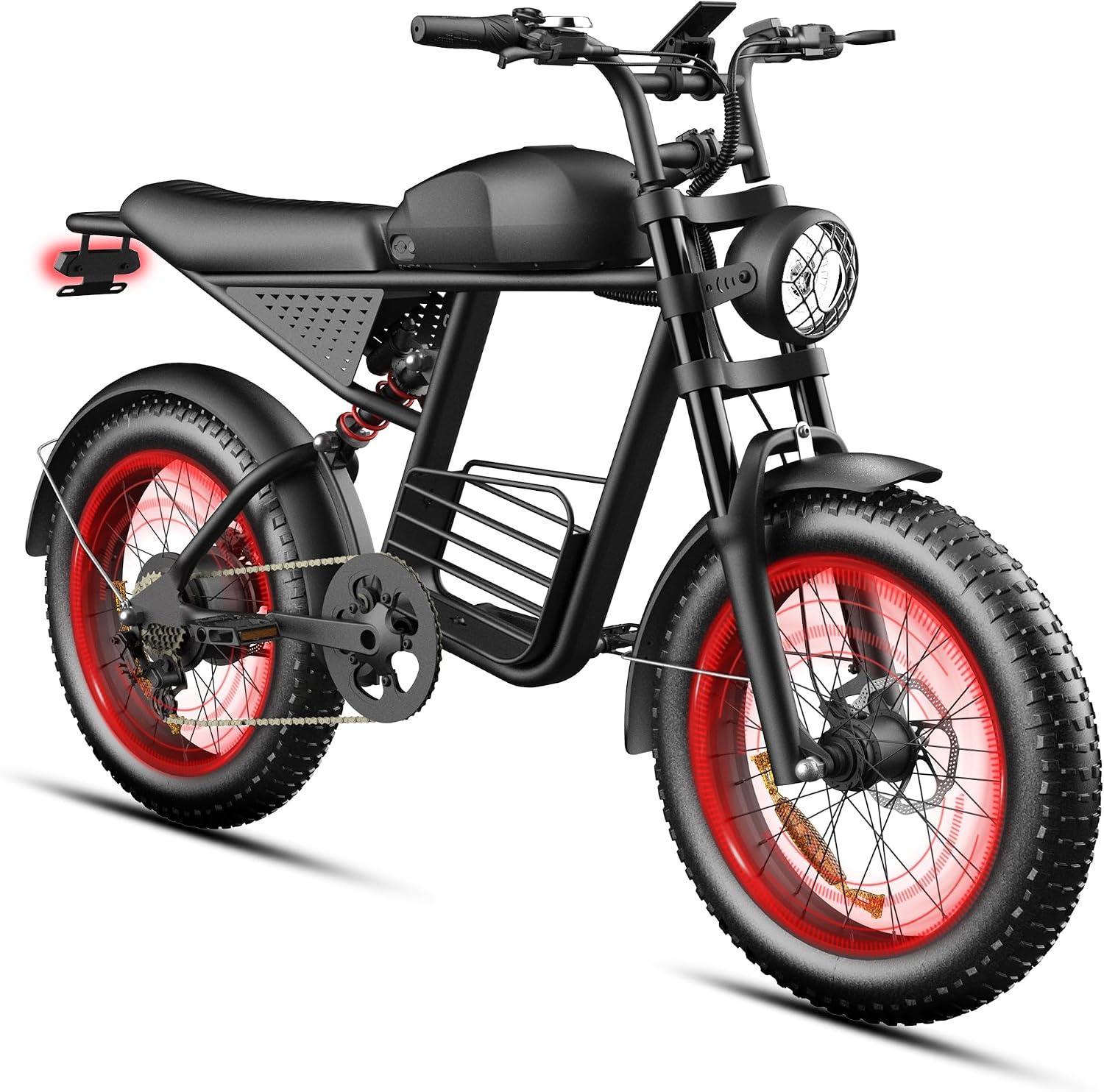 20" All-Terrain Fat Tire Electric Bike | Custom Power Options Up to 3000W Peak