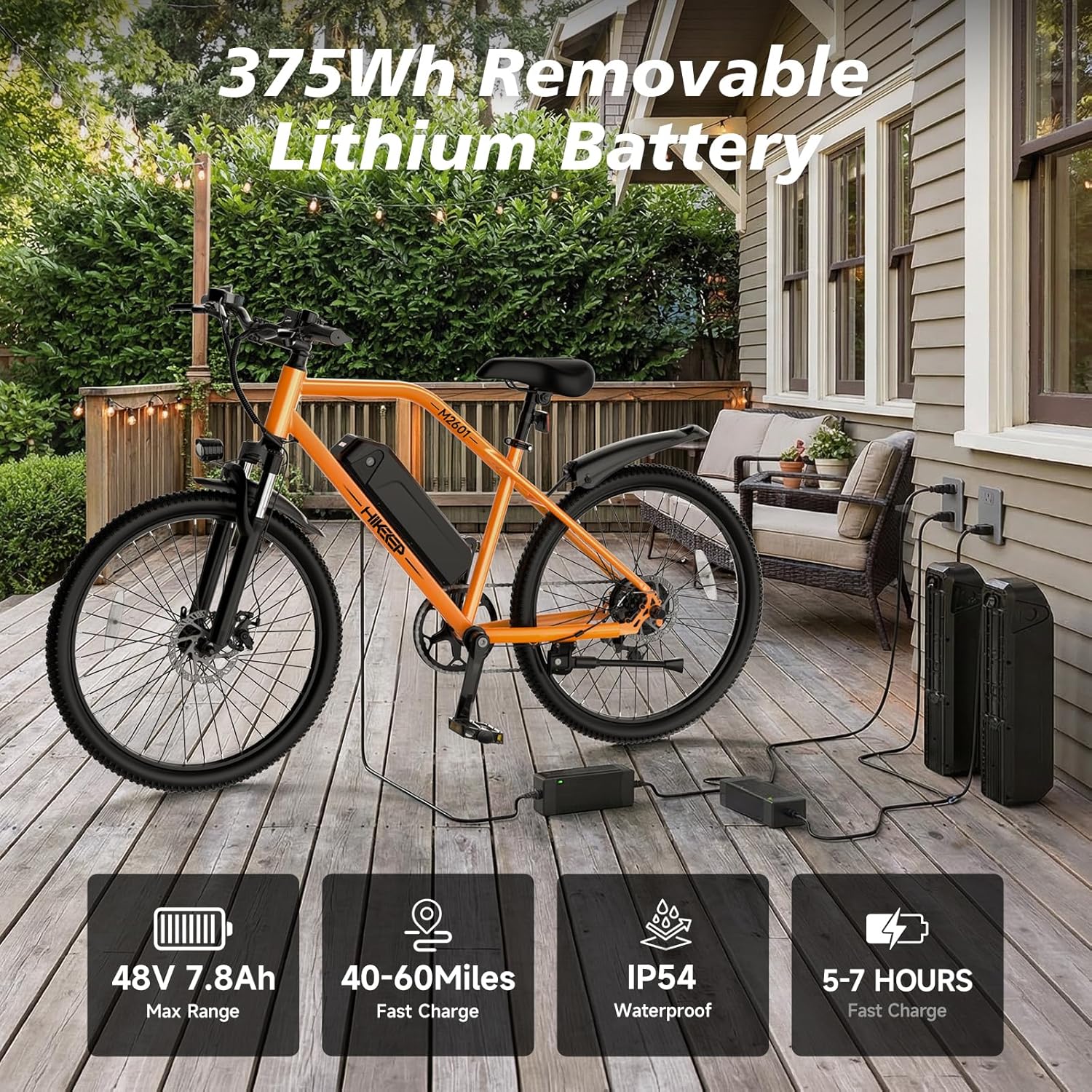 High-Performance 26-Inch Electric Mountain Bike