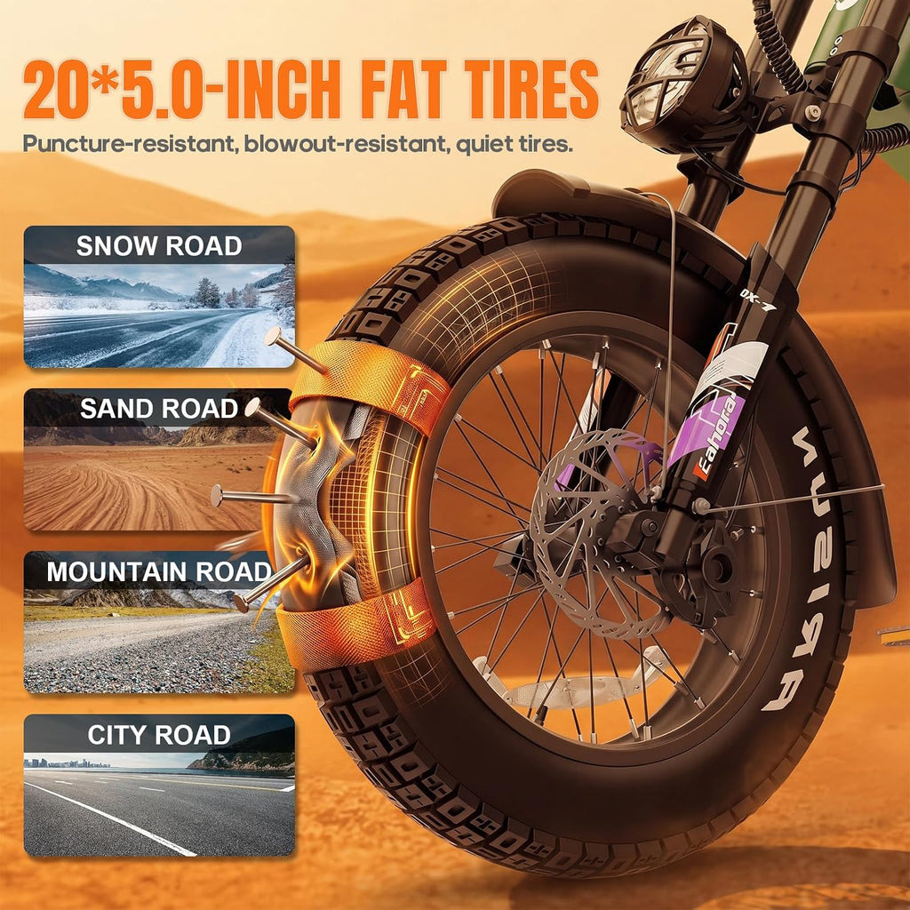 High-Performance Long-Range All-Terrain Electric Bike