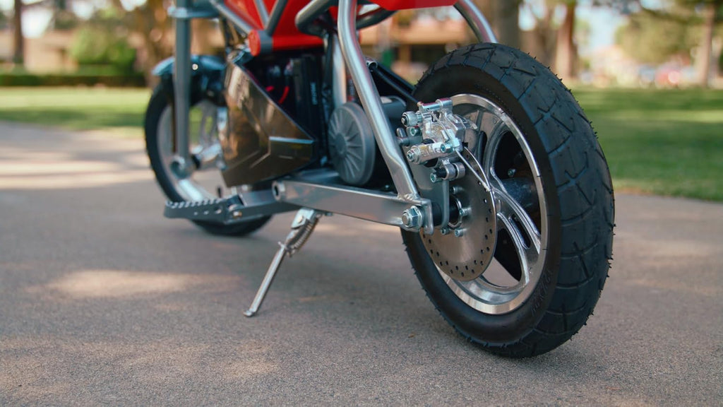 Compact Electric Street Bike - Red/Black