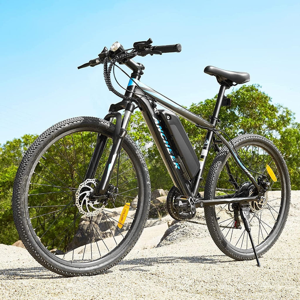 Electric Bike for Adults, Electric Mountain Bike, 26" Sunshine Ebike, 19.8MPH Electric Bicycle with 48V/374Wh