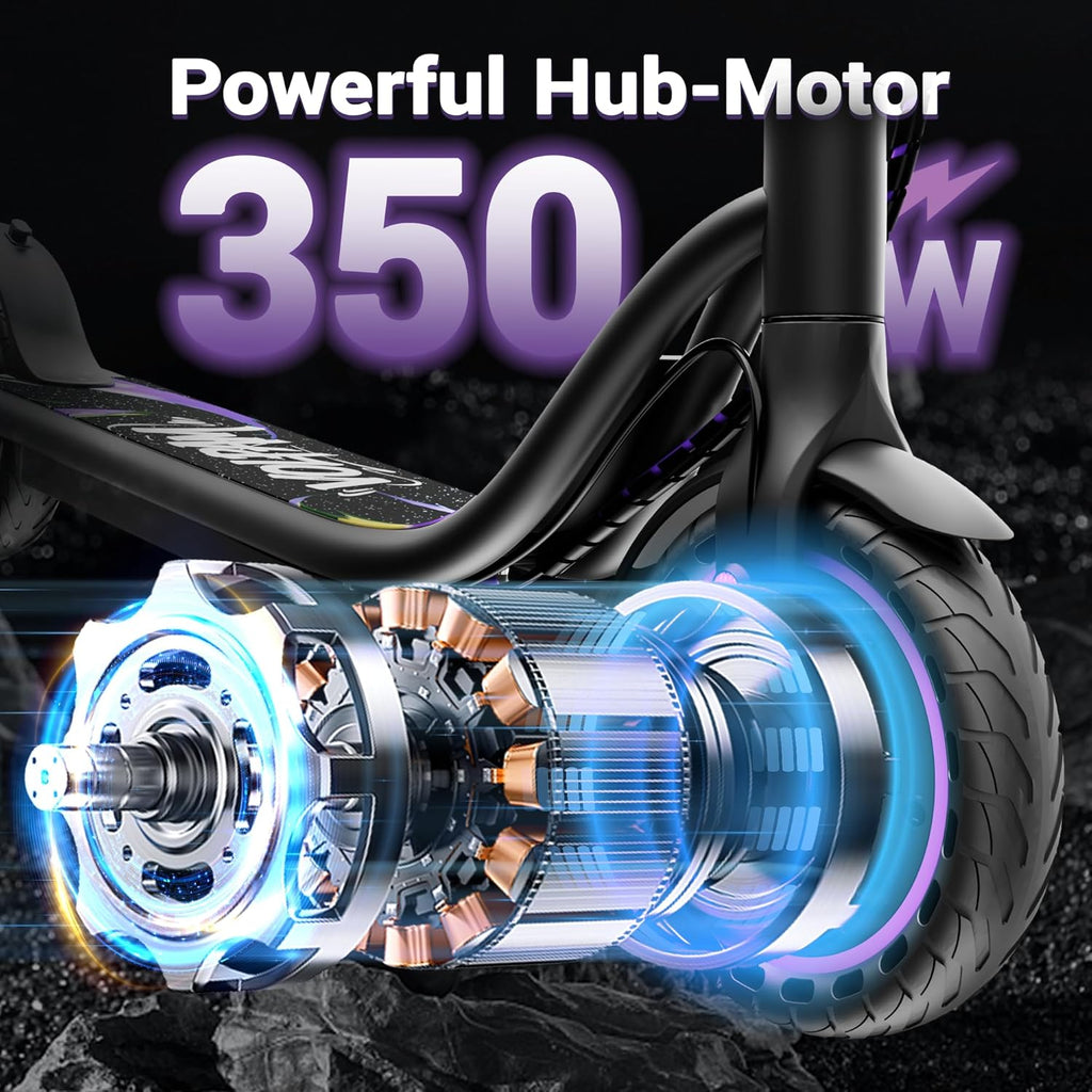 Electric Scooter with Dual Suspensions, 19/22MPH, 500W/800WMotor, 60/40/31/23Miles Long Range, Dual Braking, Max Load 264 lbs