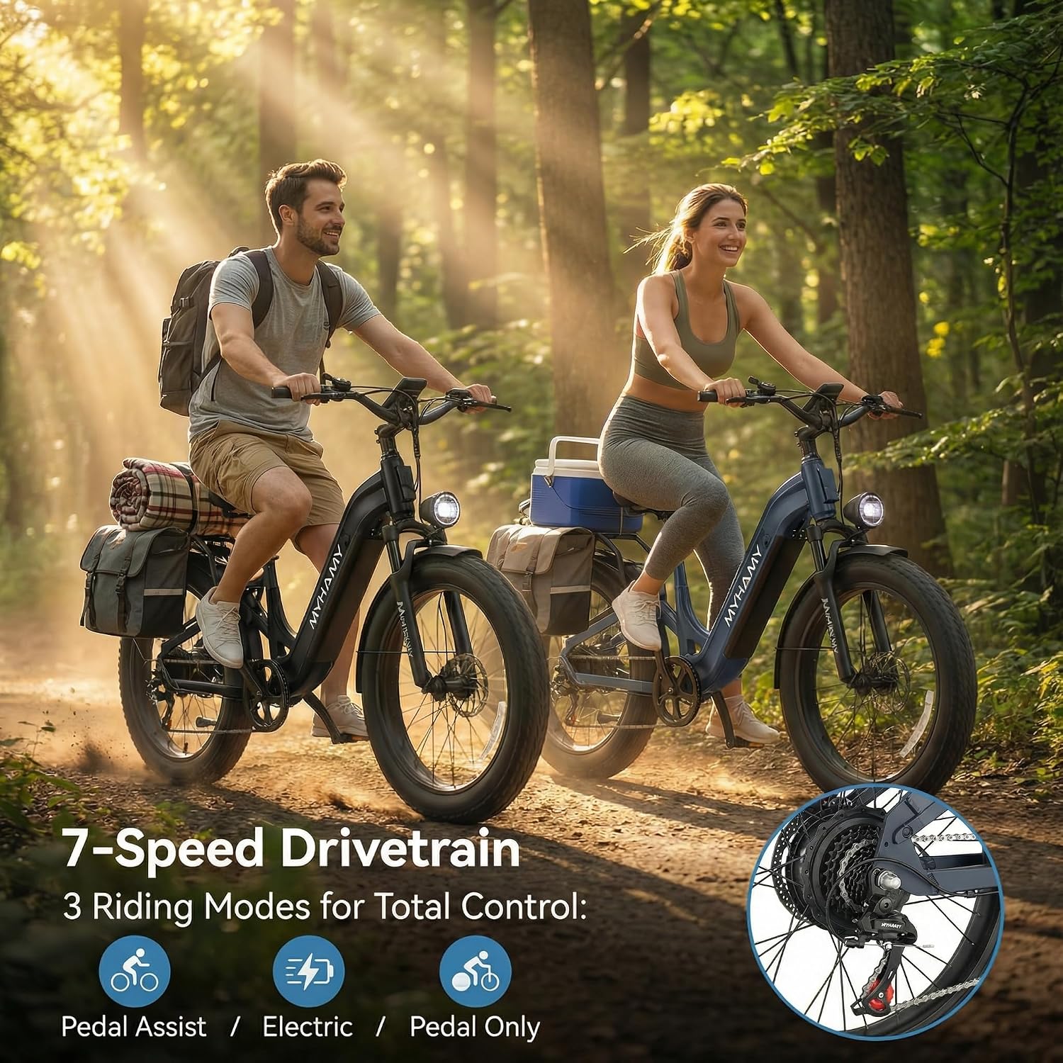High-Performance Adult Fat Tire Electric Bike | Full Suspension & Long Range