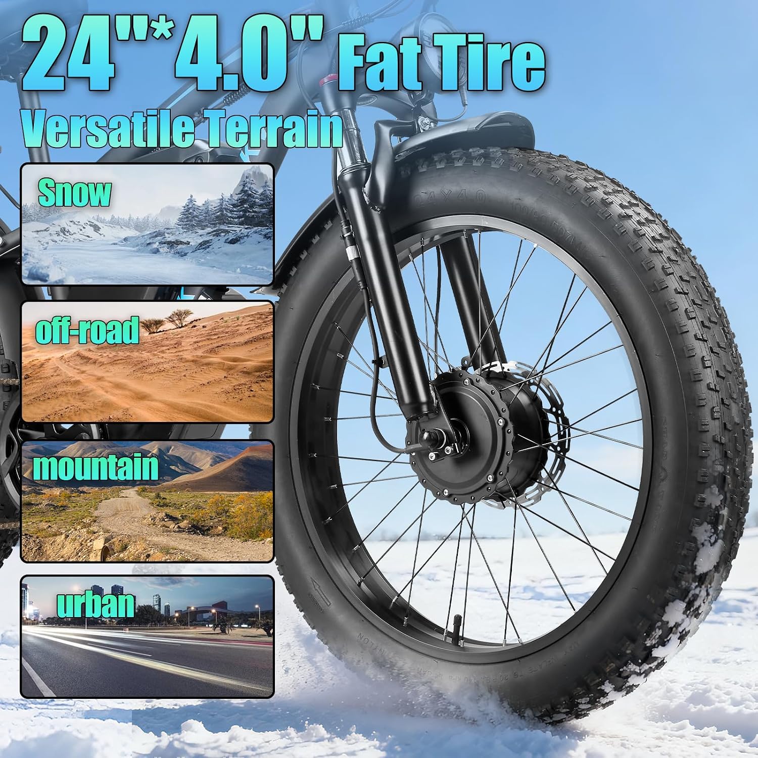 9000W Peak Dual-Motor High-Performance Adult E-Bike | 47 MPH All-Terrain Fat Tire Electric Bicycle