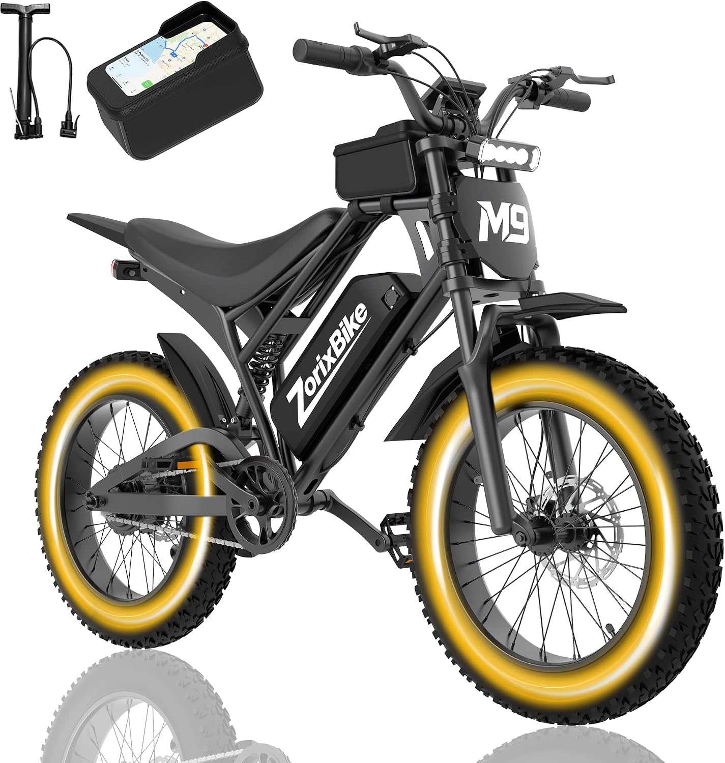 20" Fat Tire Electric Bike | 3000W Peak Motor & NFC Unlock (UL 2849 Certified)