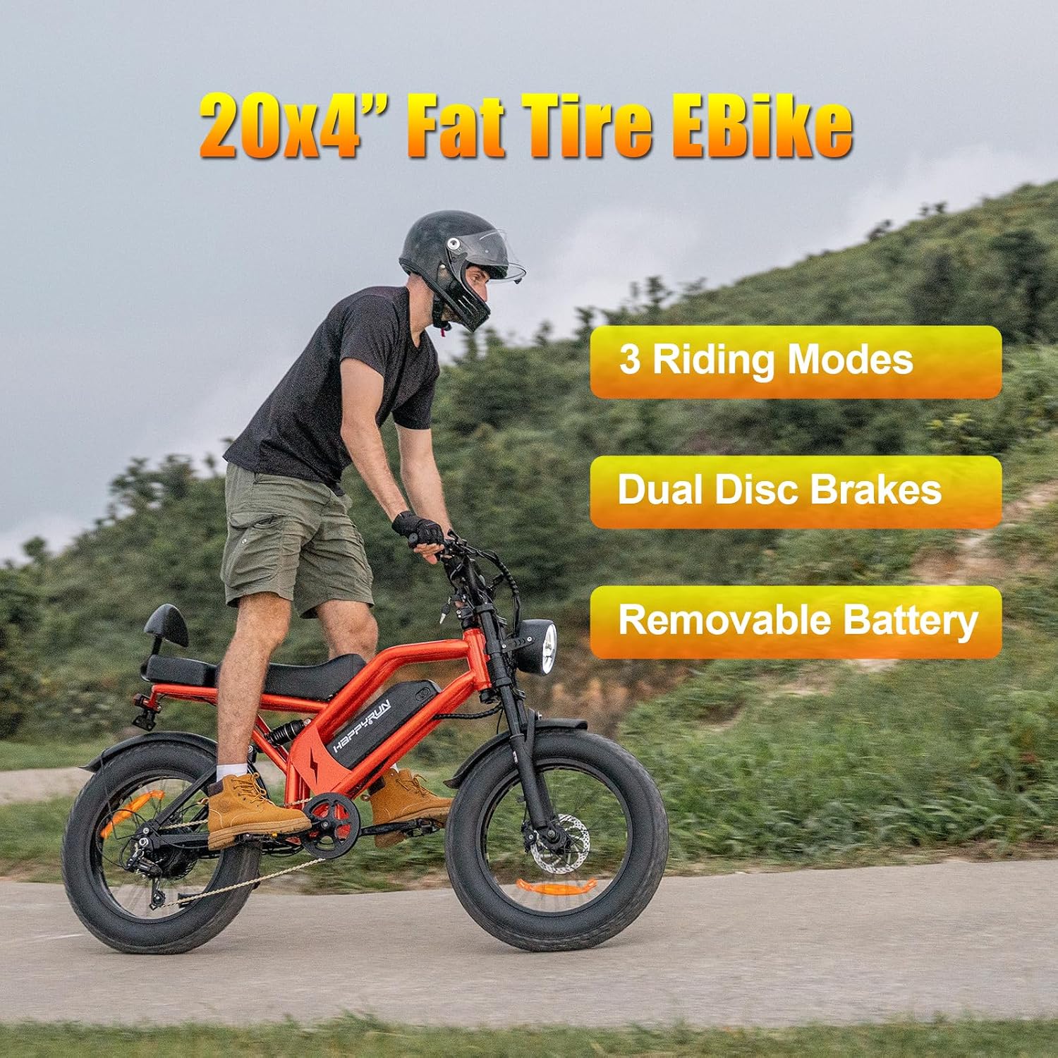 1500W Peak All-Terrain Fat Tire Electric Bike | 48V 18Ah Dual Suspension E-Bike (UL 2849 Certified)