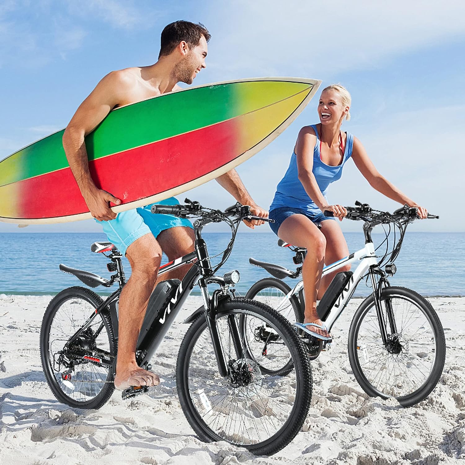 26" Electric Mountain Bike | 750W Peak Motor & 21-Speed Gear System