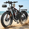 Dual Motor All-Terrain Electric Bike | 6000W, 60V High-Capacity Battery, 24" Fat Tires, Up to 100-Mile Long Range E-Bike