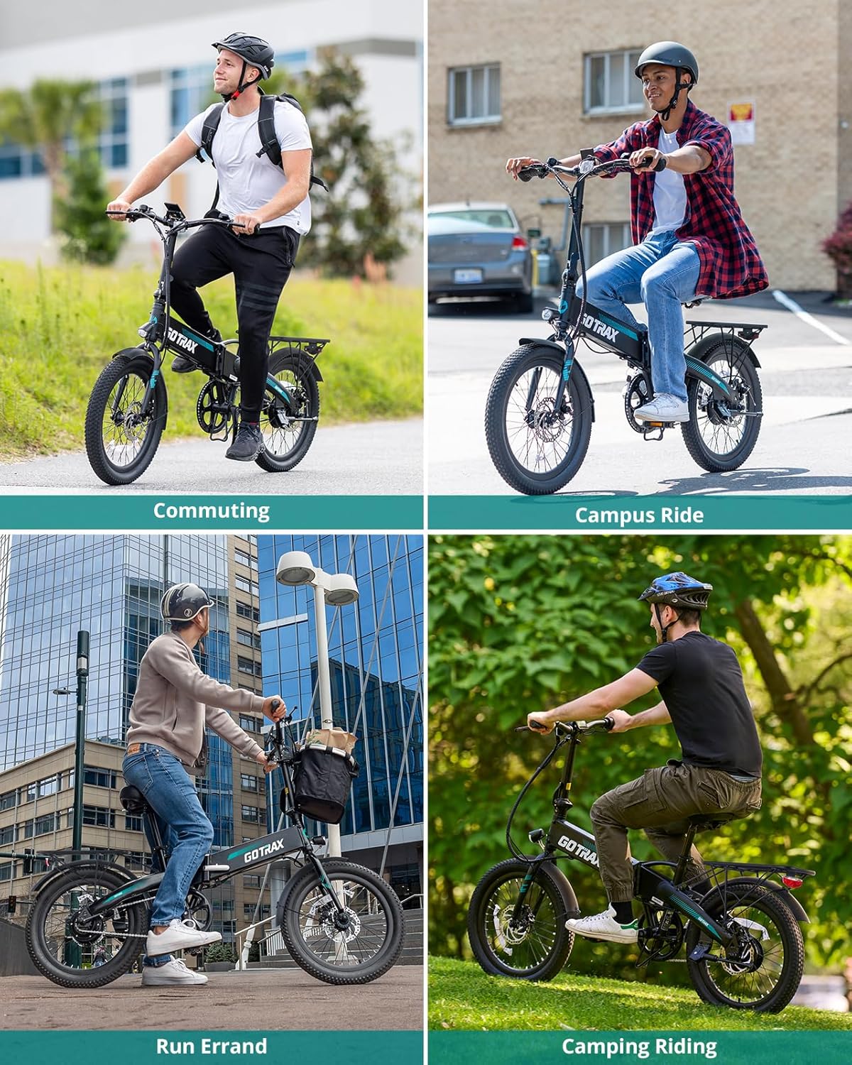 Folding Electric Bike with 40Miles (Pedal-assist1) by 48V
