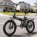 Folding Fat Tire Electric Bike | 1000W Peak, 48V 13.5Ah Removable Battery, 28 MPH All-Terrain E-Bike for Adults