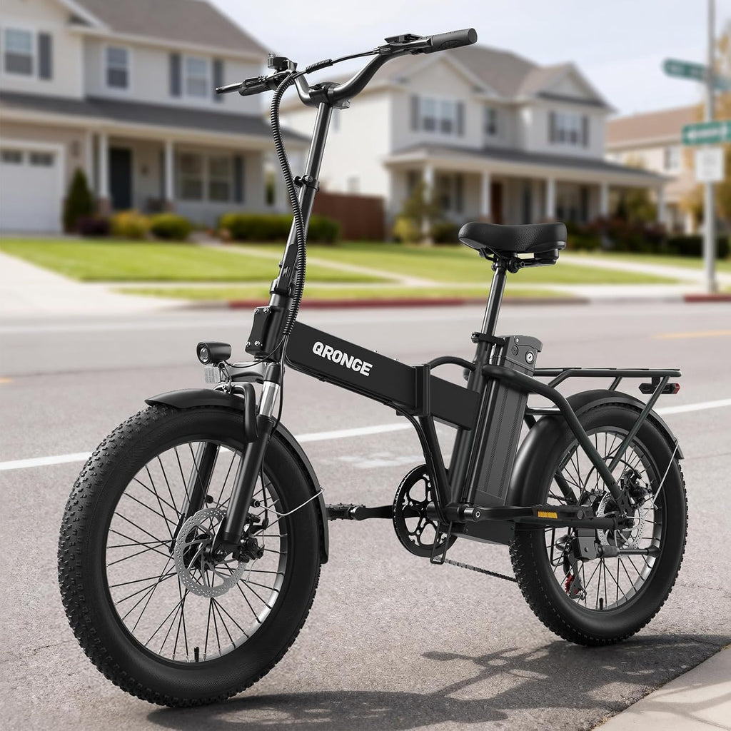 1000W Peak Folding All-Terrain Fat Tire Electric Bike – 48V 13.5Ah Removable Power System