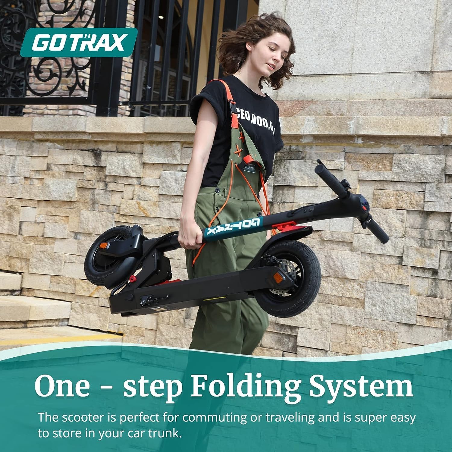 Electric Scooter for Adults, Max 18/38 Mile & 20/28Mph by 350w/500w/1000w Motor,10" Tire, Bright Headlight Taillight,Aluminum Alloy Frame&Cruise Control, Foldable Escooter for Commute
