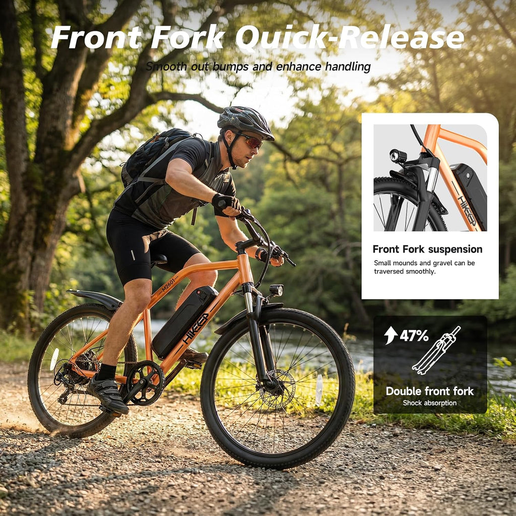High-Performance 26-Inch Electric Mountain Bike