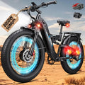 26" Dual Motor All-Terrain Electric Bike – 8000W Peak High-Performance Off-Road Mountain E-Bike