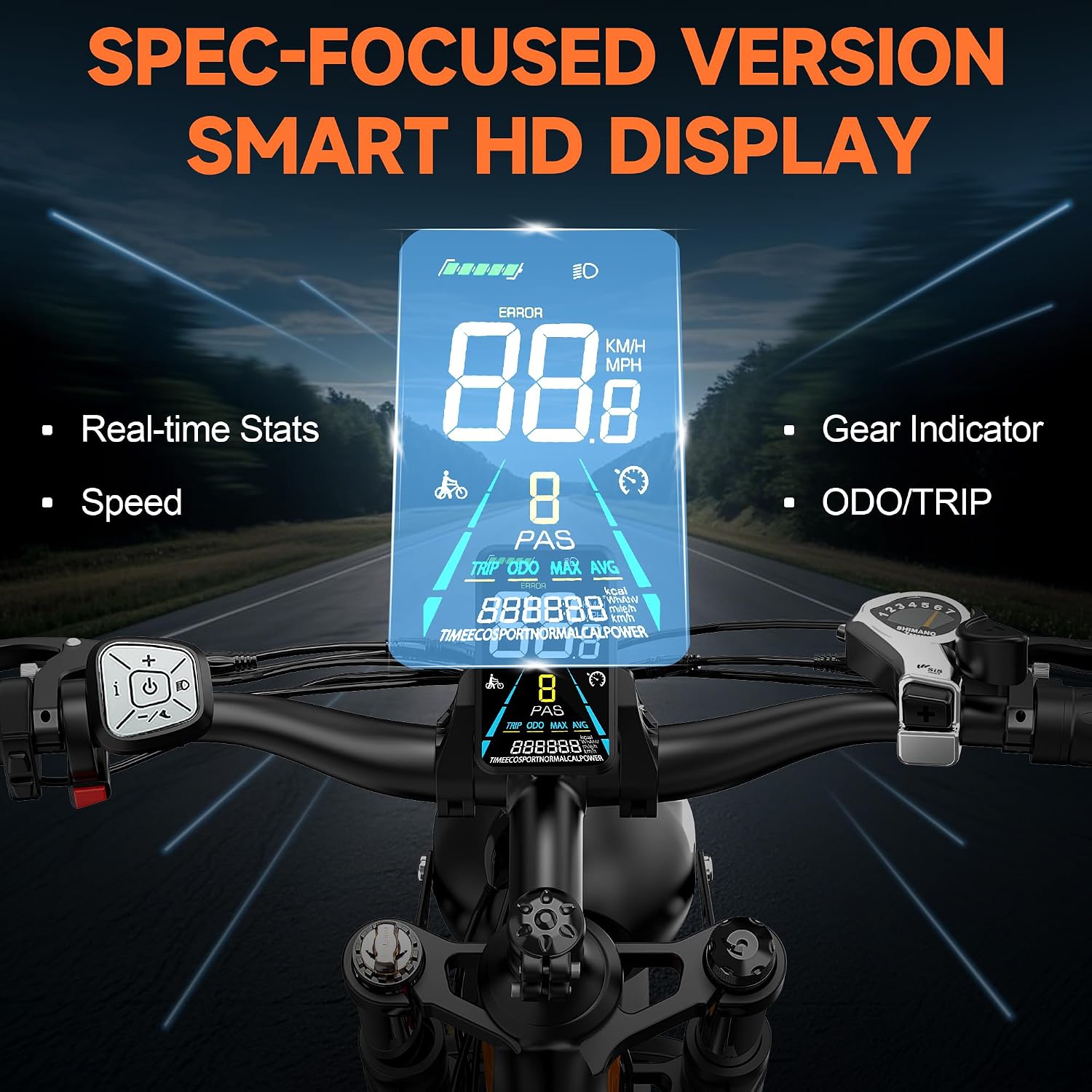 Electric Bike for Adults,5000W/3000W Peak Dual Motor ebike 35MPH E Bikes for Men Women,52V 32/23AH
