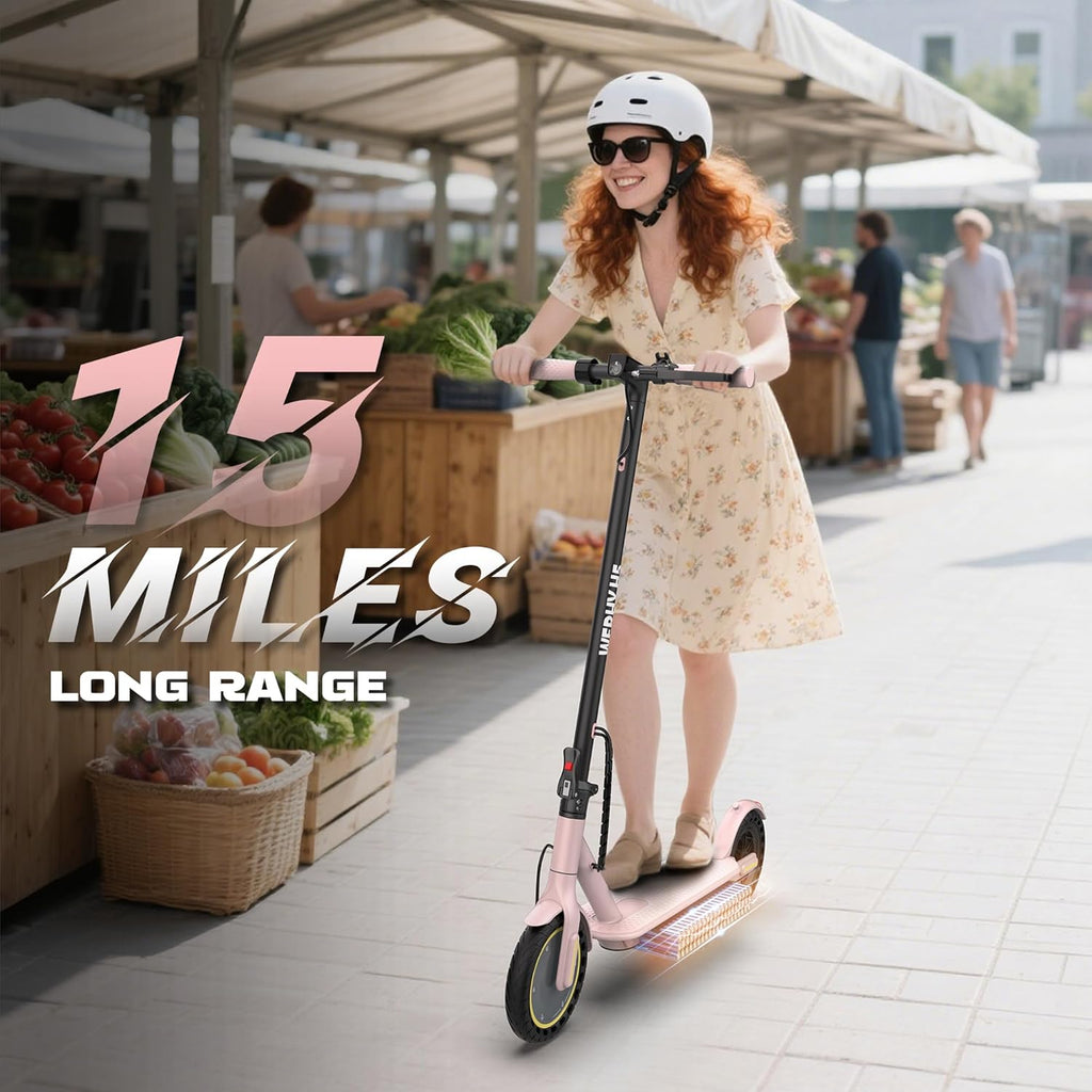 Electric Scooter, 500W/350W/800W/1000W Motor & 10"/8.5" Solid Tires, Up to 22/19 MPH & 28/25/15