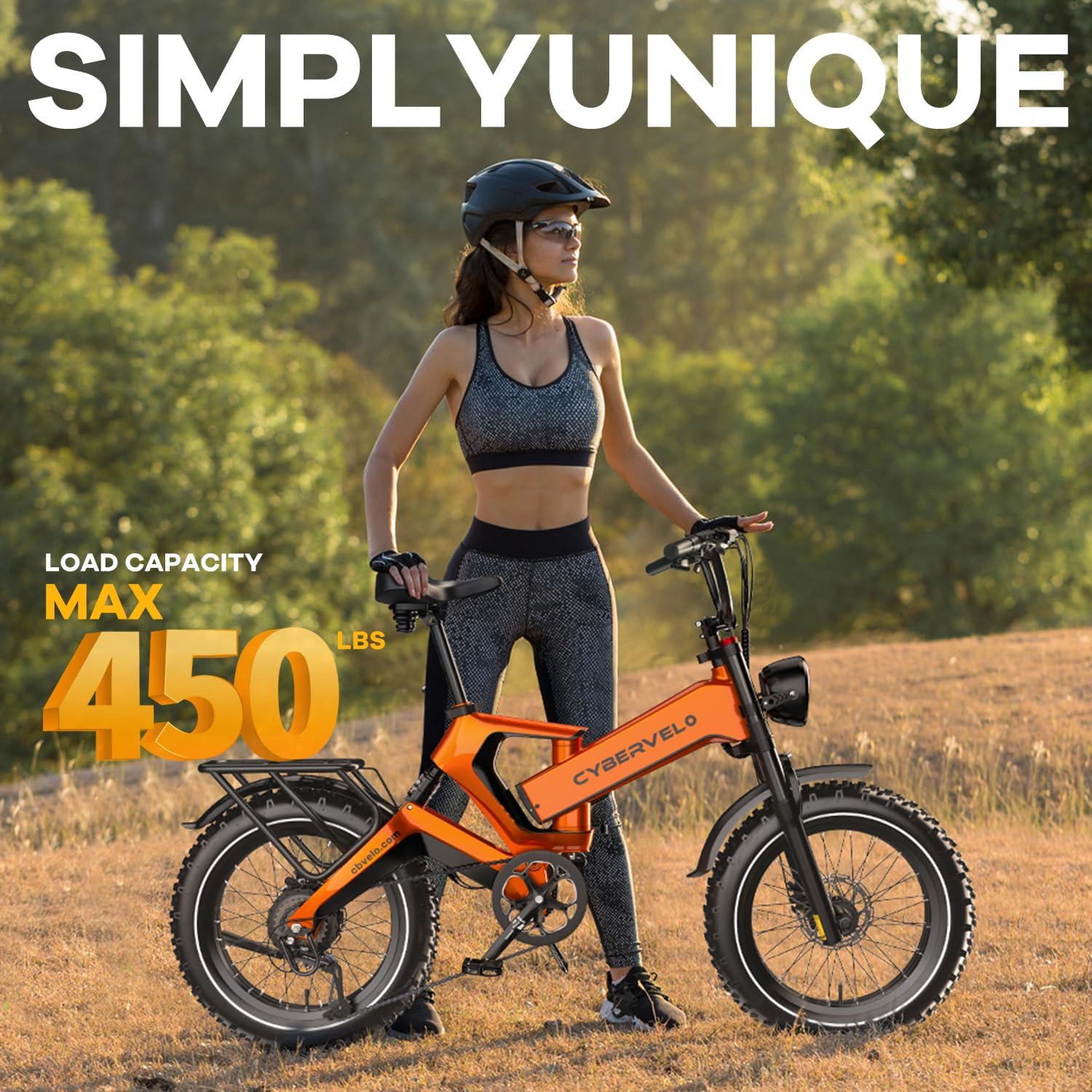 1000W Folding Electric Mountain Bike | 20" Fat Tire, 35MPH, 100-Mile Range