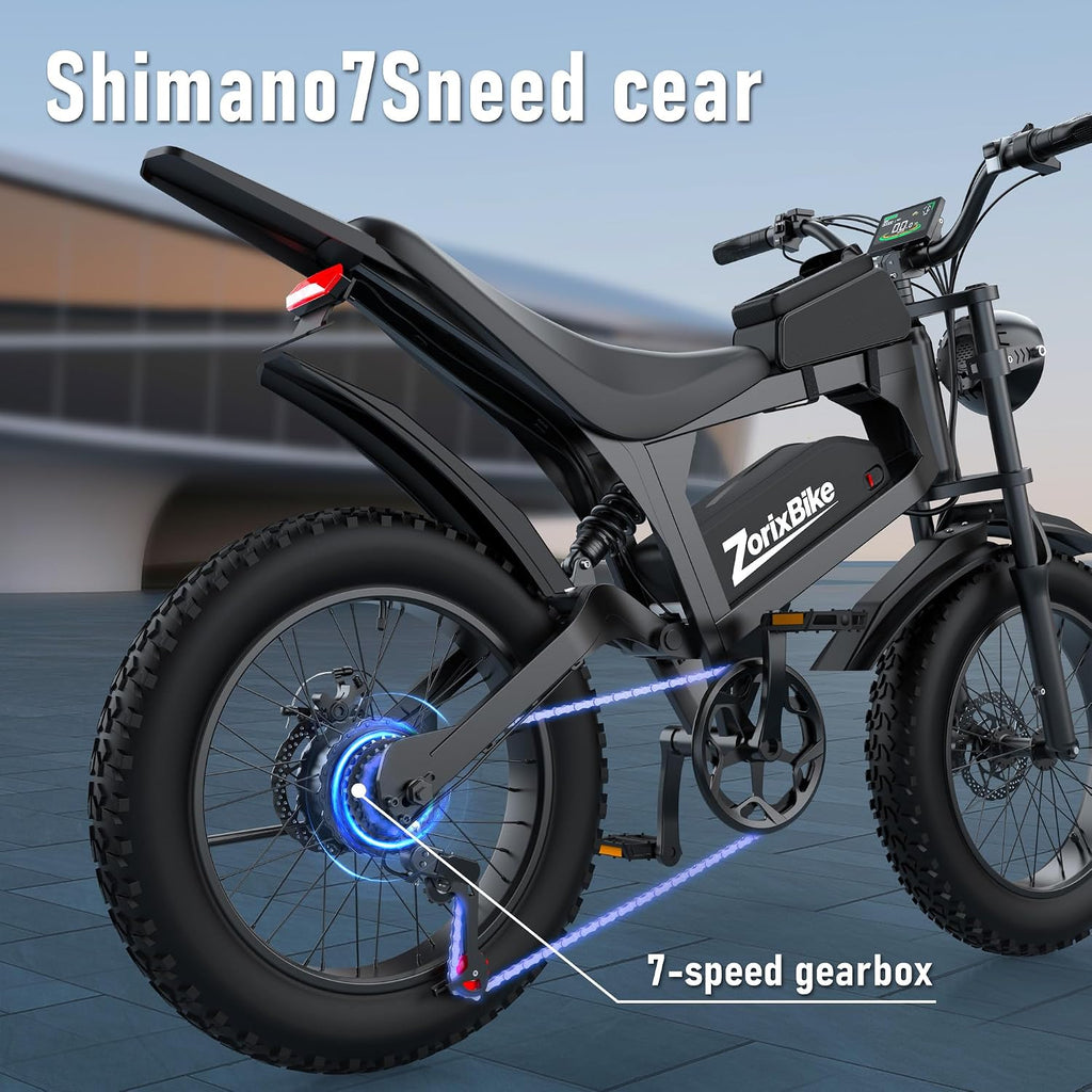 Electric Bike for Adults,48V 20AH - Peak Power 1500/3000W Brushless Motor Electric Bicycle