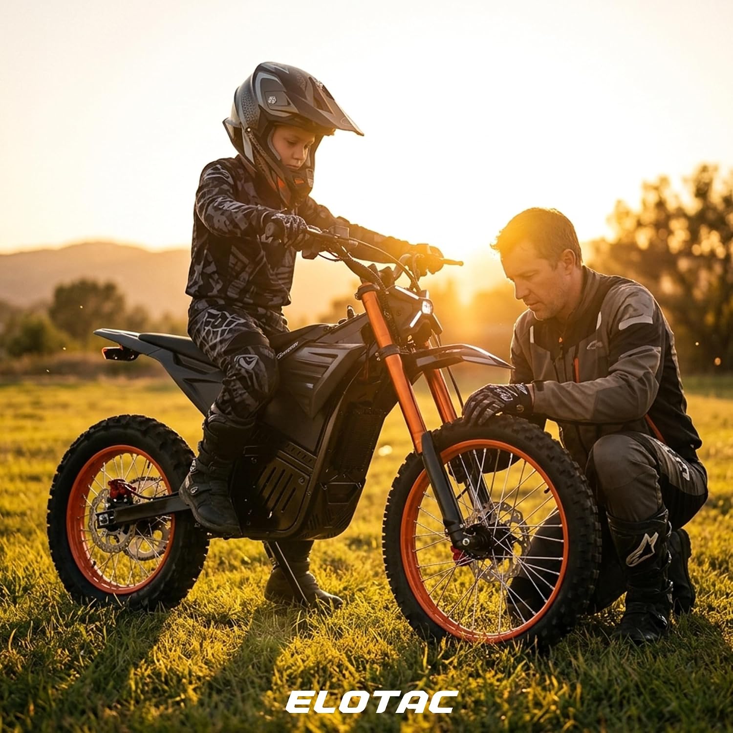 Electric Dirt Bike, 72V 22.5Ah