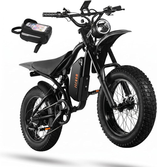 20" All-Terrain Fat Tire Electric Bike | 3000W Peak 40MPH Adult & Teen E-Bike