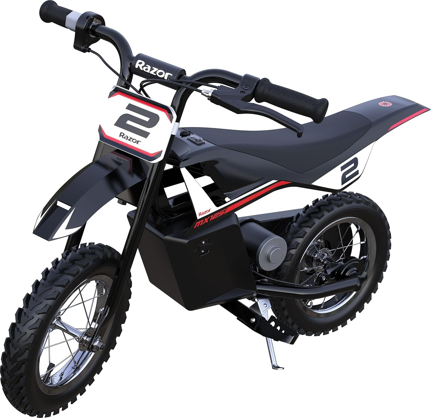 Kids Electric Dirt Rocket Trail Bike – 100W High-Torque Chain-Driven Motor, Authentic Motocross Geometry, Rear-Wheel Drive for Ages 7+ (Blue)