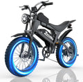 Retro Fat Tire Electric Bike – 1500W (3000W Peak) Motor, 48V 20Ah, 20" x 4.0" All-Terrain E-Bike