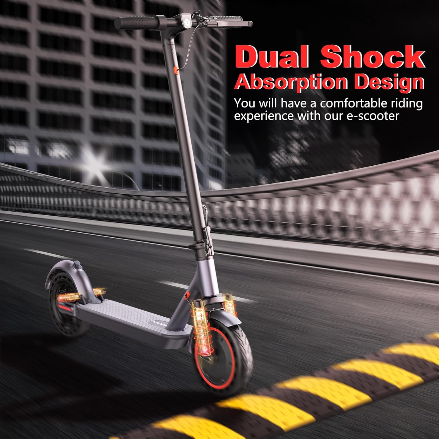 Electric Scooter, 8.5" /10" /14" Tire, 16/19/22 Mph Top Speed, 12/16/21/27/28/49/50 Miles Long Range, Folding Escooter