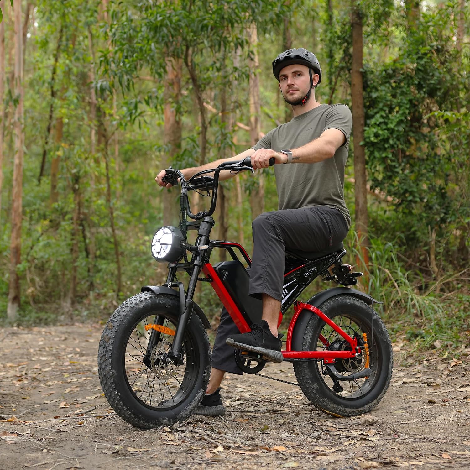 20" All-Terrain Fat Tire Electric Bike – 2000W Peak Performance Moto-Style E-Bike (35 MPH, 75+ Mile Range)