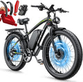 Dual Motor All-Terrain Electric Bike | 48 MPH High Speed & 24" Fat Tires